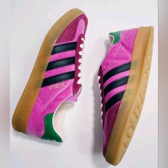 Adidas pink gazelle shoes GG 9/ 40 - Picture 1 of 7